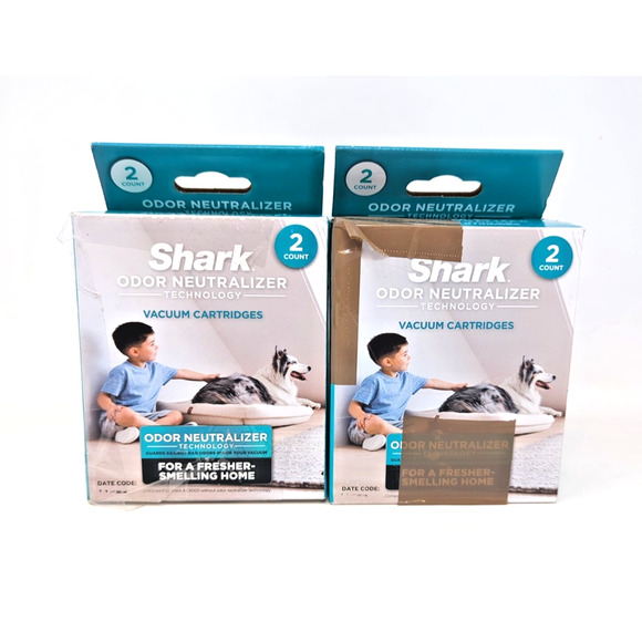 Shark Odor Neutralizer Vacuum Cartridges 2 Pack Fresh Home, 2 Boxes (4 count) - Picture 1 of 4